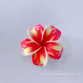 Hand-made Artificial Foam Plumeria Hair Pick